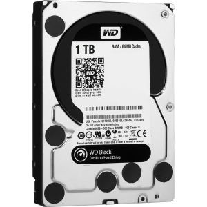 Накопичувач HDD SATA 1.0TB WD Black 7200rpm 64MB (WD1003FZEX) - Refubrished надійний