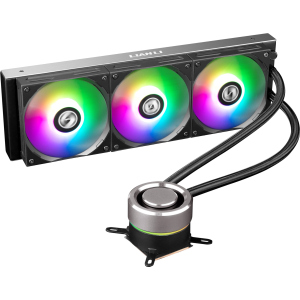 Система рідинного охолодження Lian Li Galahad AIO 360 Black Liquid Cooler with RGB (G89.GA360B.00) ТОП в Миколаєві