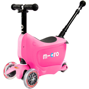 Самокат Micro Mini 2Go Deluxe Plus Pink (MMD033) (7640108563323) ТОП в Миколаєві