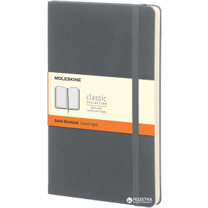 Нотатник Moleskine Classic 9 x 14 см 192 сторінки в лінійку Сіра (8051272892062) в Миколаєві