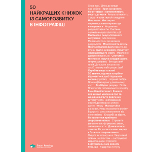 50 найкращих книжок із саморозвитку в інфографіці - Smartreading (9786175772096) лучшая модель в Николаеве