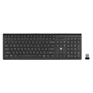 Клавіатура 2E KS210 Slim WL (2E-KS210WB) Black USB краща модель в Миколаєві