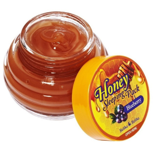 Нічна медова маска Чорниця Holika Holika Honey Sleeping Pack 90 мл (8806334333317) в Миколаєві