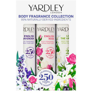 Набор для женщин Yardley Body Spray Trio 3 х 75 мл (5056179301764) в Николаеве