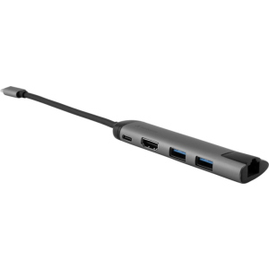 USB-хаб Verbatim USB-C Adapter USB 3.1 GEN 1 / USB 3.0 x 2 / HDMI / RJ45 (49141) надежный