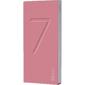 Зовнішній акумулятор 7000 mAh Faith RS-7000 pink Recci CC200058 рейтинг