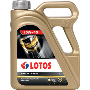 Моторное масло Lotos Syntetic Plus 5W-40 4 л надежный