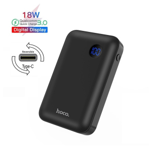 Павербанк Hoco 18W 10000 мАч Power Delivery/Quick Charge 3.0 black лучшая модель в Николаеве