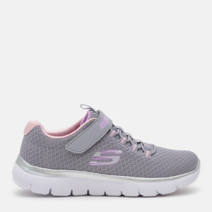 Кросівки дитячі Skechers 302069L GYPK 32 Сірі (194428386522)_3592992 надійний