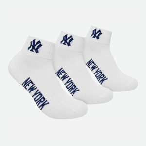 Носки New York Yankees 3 pk Quarter 15100003-1001 35-38 р 3 пары Белые (8718984009163)