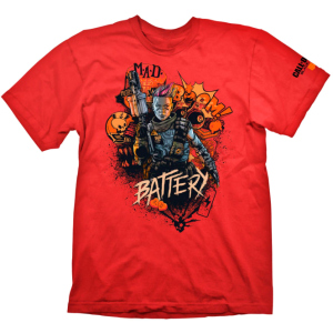 Футболка Gaya COD "Black Ops 4 T-Shirt Battery Red" S (GE6301S) ТОП в Миколаєві