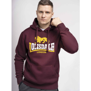 Худі Lonsdale THURNING 116030-2003 XL OxBlood (4251522353372) ТОП в Миколаєві