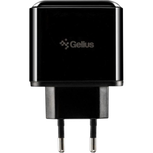 Зарядний пристрій Gelius Pro Zion PPS QC3.0 PD2.0 18W USB 3А + USB Type-C 3A Black (2099900823060) надійний