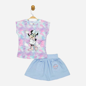 Костюм (футболка+спідниця) Disney Minni Mouse MN18194 104 см Синій (8691109904003) ТОП в Миколаєві