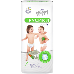 Підгузки-трусики дитячі Bella Baby Happy Maxi 8-14 кг 44 шт (5900516603236) ТОП в Миколаєві