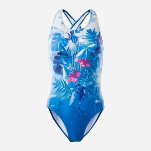 хорошая модель Купальник слитный женский AquaWave Salava Wmns S Sky Diver Hibiscus (5902786107735)