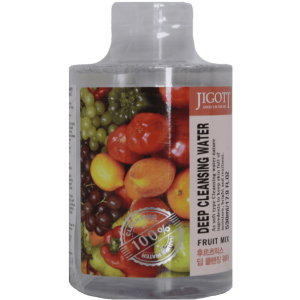 Рідина для зняття макіяжу Jigott Фруктовий мікс Fruit Mix Deep Cleansing Water 530 мл (8809541280368)