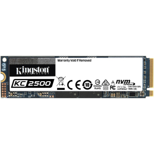 Kingston KC2500 1 ТБ NVMe M.2 2280 PCIe 3.0 x4 3D NAND TLC (SKC2500M8/1000G) ТОП в Миколаєві