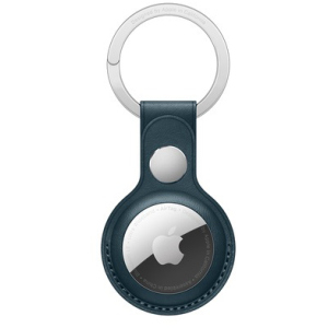 Шкіряний брелок Apple для AirTag з кільцем для ключів Baltic Blue (MHJ23ZM/A) ТОП в Миколаєві