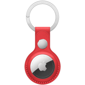 Шкіряний брелок Apple для AirTag з кільцем для ключів Red (MK103ZM/A) краща модель в Миколаєві