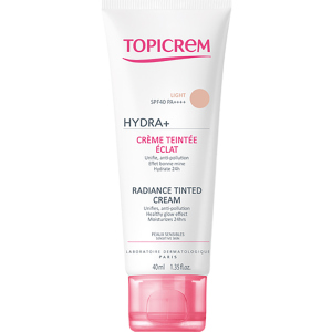 купити Тональний крем Topicrem Hydra+ Radiance Tinted Cream SPF40 з ефектом сяйва світлий 40 мл (3700281703580)