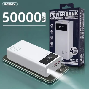 Павербанк Remax Power Bank 50000mAh|4USB/Type-C/Lightning, 2.1A|для iPhone, Android, Xiaomi, Samsung, Huawei в Миколаєві