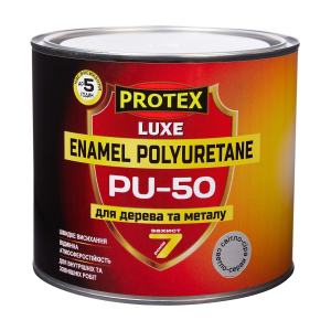 Емаль поліуретанова LUXE PU-50 PROTEX 2.4кг світло-сіра ТОП в Миколаєві