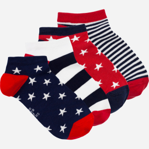 Набор носков The Pair of Socks 4P-121-RWB/BX 35-37 (4 пары) Разноцветный (4820234210626) лучшая модель в Николаеве