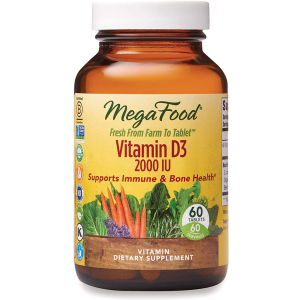 хорошая модель Витамин D3 2000 IU, Vitamin D3, Mega Food 60 таблеток (51494102213)