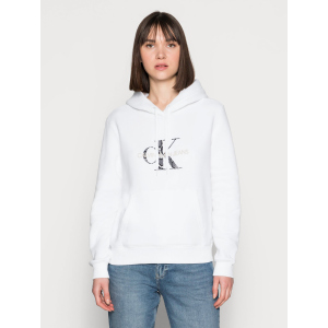 купити Худі Calvin Klein Jeans Reptile Monogram Hoodie J20J216236-YAF L White (8719854088608)