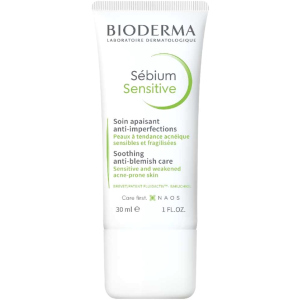 Крем Bioderma Sebium Sensitive 30 мл (3401360106994) краща модель в Миколаєві