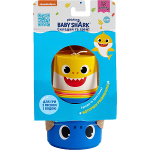 Игровой набор Baby Shark для игры с песком и водой Пасочки 5 придметов (6900006598737) ТОП в Николаеве