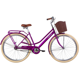 Велосипед Dorozhnik COMFORT FEMALE Velosteel 28" 19.5" 2021 Фіолетовий (OPS-D-28-196) краща модель в Миколаєві