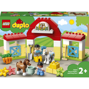 Конструктор LEGO DUPLO Town Конюшня для лошади и пони 65 деталей (10951)