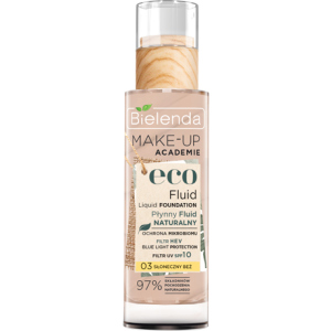 Тональный крем Bielenda Eco Fluid SPF10 03 оттенок солнечный беж 30 г (5902169045777)