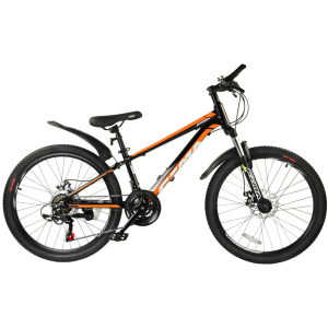 Велосипед Royal Baby Fema MTB 1.0 24" Official UA 2021 Чорний (RB24-10-BLK) ТОП в Миколаєві