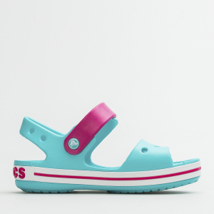 Сандалії Crocs Crocband Sandal Kids 12856-4FV-C11 28 Pool/Candy Pink (0887350720334)