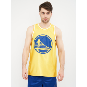 Майка Outer staff NBA EK2M1BBSQ-CURRY XL Жовта з синім (2120098602820) краща модель в Миколаєві