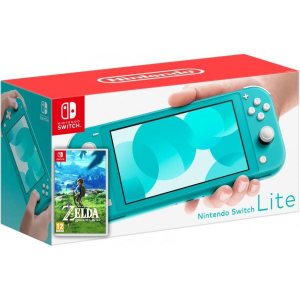 Nintendo Switch Lite Turquoise + Игра The Legend of Zelda: Breath of the Wild (русская версия) в Николаеве