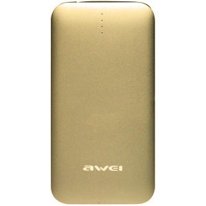 Портативна батарея 8000 mAh AWEI P20K Power Bank Luxury Gold ТОП в Миколаєві