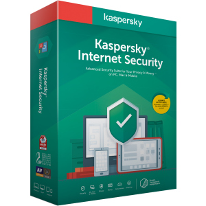 Kaspersky Internet Security 2020 для всіх пристроїв, початкове встановлення на 1 рік для 5 ПК (DVD-Box, коробкова версія) краща модель в Миколаєві