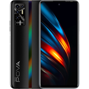 Мобильный телефон Tecno POVA 2 4/64GB Dazzle Black в Николаеве