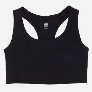 Топ спортивний H&M SPORT 9319993sdm M Чорний (PS2030000126040) краща модель в Миколаєві