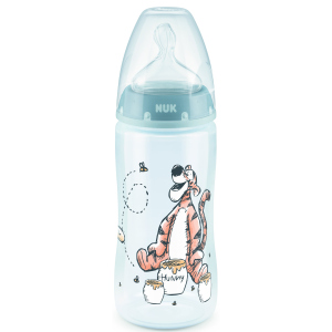 Бутылочка для кормления NUK Diswin First Choice Plus c силиконовой соской 300 мл Синяя (4008600400639) ТОП в Николаеве