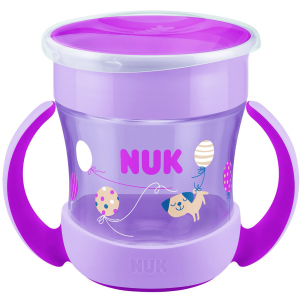 Поильник Nuk Evolution Mini Magic 160 мл Фіолетовий (4008600351832) в Миколаєві