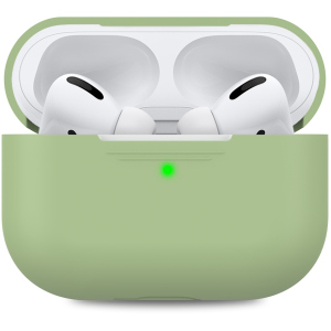 Силиконовый чехол AhaStyle для Apple AirPods Pro Green (AHA-0P300-GRN) ТОП в Николаеве