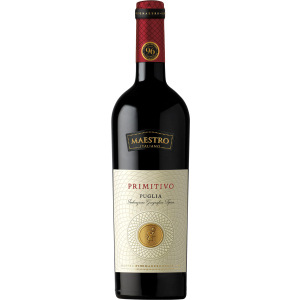 Вино Maestro "Primitivo" Puglia червоне сухе 0.75 л 13% (8008900006797) краща модель в Миколаєві