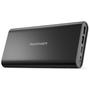 RavPower Power Bank 26800mAh USB-C/2xUSB (RP-PB067) чорний ТОП в Миколаєві