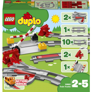 Конструктор LEGO DUPLO Town Рельсы 23 деталей (10882) (5702016117288) в Николаеве