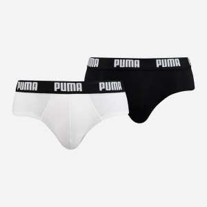 Труси-сліп Puma Basic Brief 2P 88910008 S 2 пари White Black (8718824610436) в Миколаєві